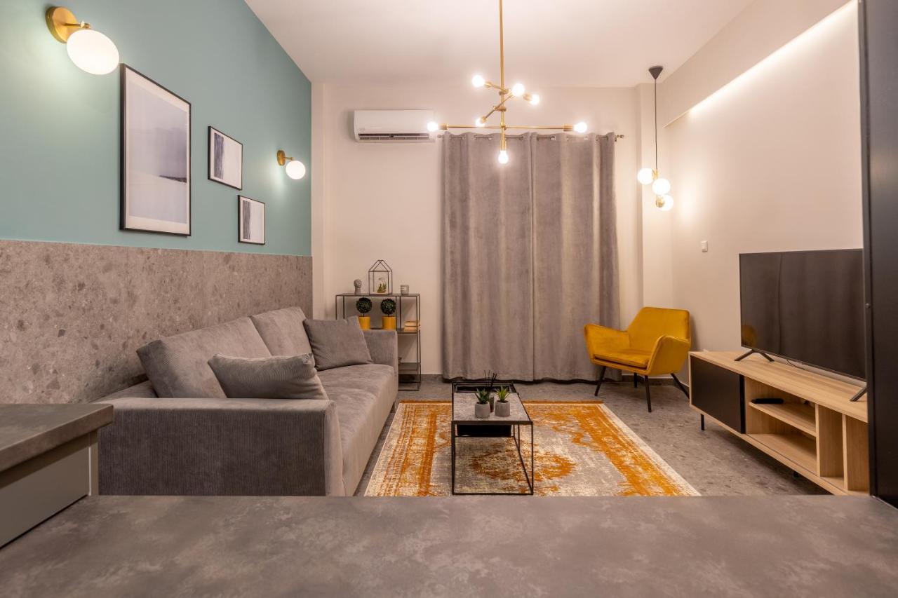 Elegant Apt 5' From Ampelokipi Metro Station Atenas Exterior foto